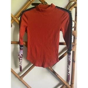 Free People Waffle Knot Boho Sweater